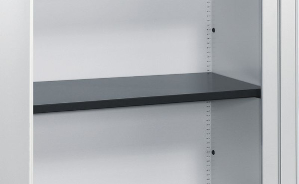 C+P Einlegeboden aus Stahl lackiert, B724xT363 mm, Schwarzgrau, 143003-80 S10000