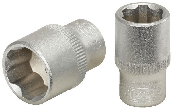 KS Tools 1/4" Stecknuss, 11mm, Material: Feinster Chrom Vanadium Stahl, matt satiniert verchromt, 911.1411, 4042146046845