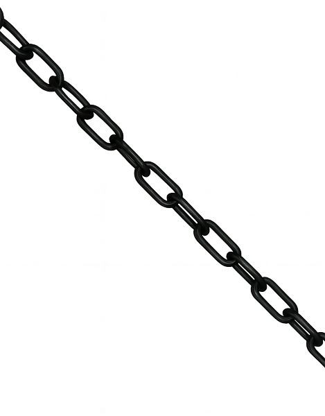 Ri-Traffic Kunststoff-Absperrkette Schwarz 6 mm, VE: 25 Meter, 10-0000-25-B