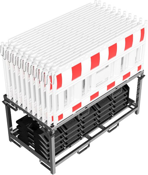 Schake Absperrschrankengitter SET5, 20x Schake-Euro 2 Absperrschrankengitter, ohne Lampenadapter 33520K, 33520K-SET5