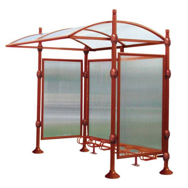 Stein HGS Rückwandverkleidung für Überdachungssystem -Trend- und -Bowl-, RAL 3004 purpurrot, VE: 2 Stück, 23792