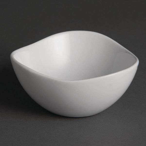 Olympia Whiteware gewellte Schalen 10,5cm, VE: 12 Stück, U185
