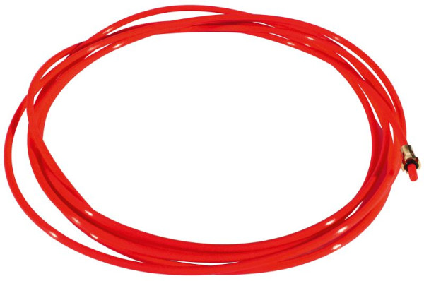 ELMAG PTFE-Seele 4 m für Alu-, Edelstahl und MiglötdrahtØ 0, 6 -1,2 mm, mit Führungsspirale, Haltenippel & O-Ring, 54396
