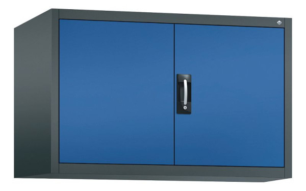 C+P Aufsatzschrank Acurado, H790xB1200xT600mm, Farbe: Anthrazitgrau / Enzianblau, Muldengriff, 9495-009 S10008