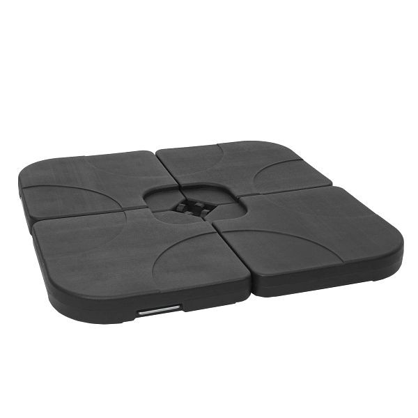 Mendler Sonnenschirmständer HWC-F78, Ampelschirmständer Marktschirmständer für Bodenkreuz, befüllbar 100kg, 70477