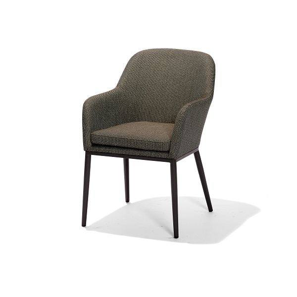 BEST Belfort Dinning Sessel Gartenstuhl mit Armlehnen Anthrazit 53 x 53 x 86 cm, 521637