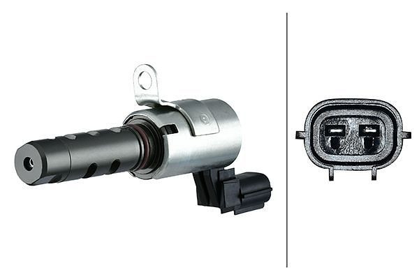 HELLA Steuerventil, Nockenwellenverstellung, 2-polig, Einlassseite, 6NW 358 188-161