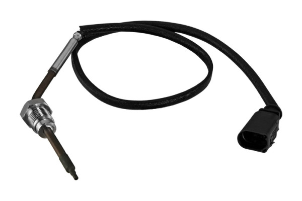 HELLA Sensor, Abgastemperatur, 2-polig, geschraubt, Kabel: 470mm, 6PT 010 376-741