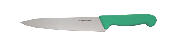 Schneider Kochmesser, schmale Klinge, 20 cm, Griff grün, 260841