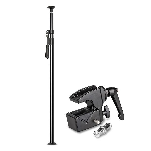 Walimex pro Autopole Hintergrund 220-380 cm inkl. Superklemme, 1023194