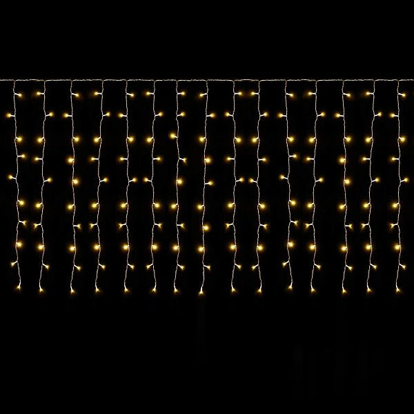 Salcar 6m x 1m Eisregen LED Lichtervorhang Außen Innen, 300er LED Lichterkette, 910082