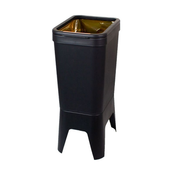 STEIN HGS Circubin Open, 40 Liter, anthrazit, recyceltes Kunststoff, 83837.0002