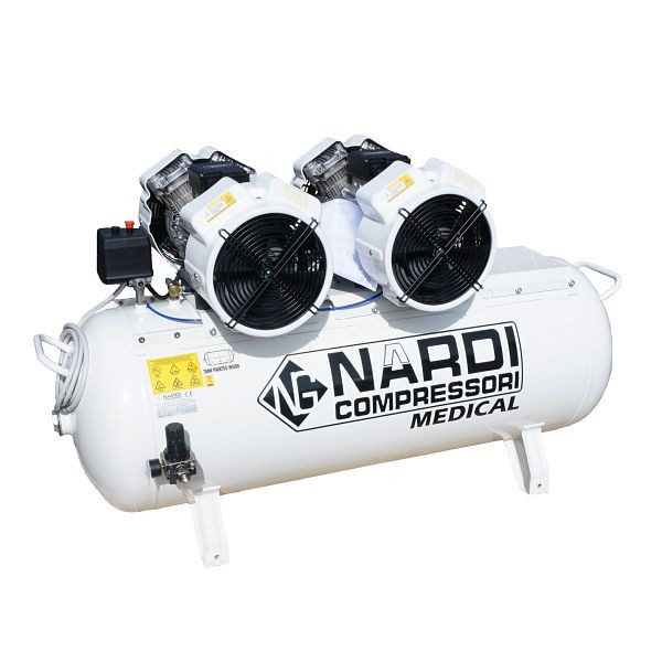 AEROTEC Geräuscharmer Kolbenkompressor XTR 8V-270 L ohne Trockner mit Druckschaltersteuerung, 25357463