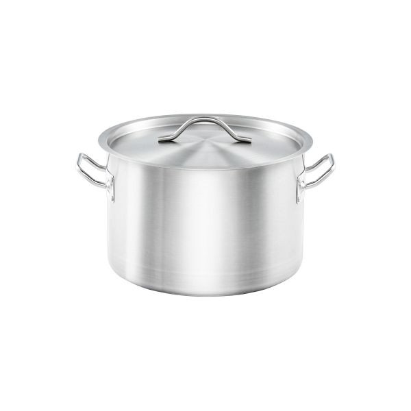 Stalgast Kochtopf mit Deckel, mittelhohe Form, Serie ONSET, Ø 200 mm, Höhe 120 mm, 3,8 L, KG2401200
