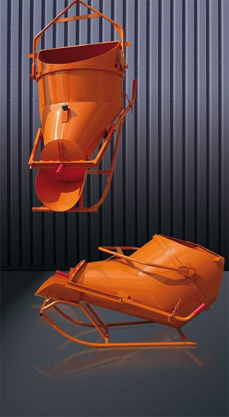 Eichinger Betonsilo 1025.8, 500l, Bügel, Hebelverschluss, liegende Form, 10250810060000