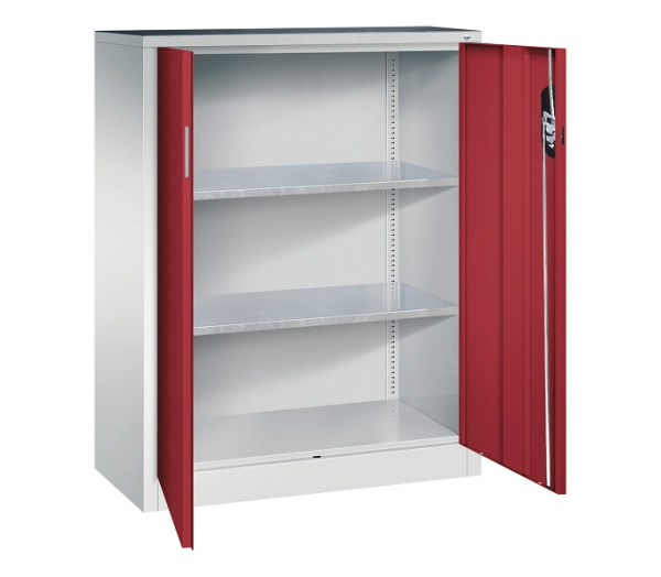 C+P Flügeltürenschrank Acurado, H1200xB930xT400mm, 7035/3003, 8520-000 S10142
