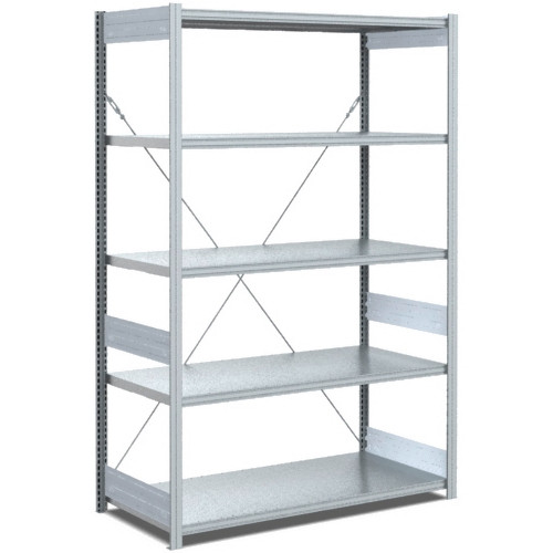 BITO Fachbodenregal Typ: EL Grundfeld 40mm-Boden Set /100kg 1999x996x624 5FB verzinkt, C1235-0004