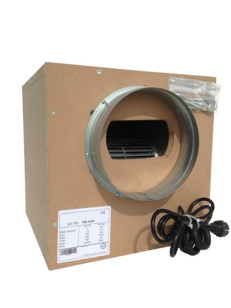 AIRFAN ISO-Box MDF Lüfterbox 2000m3/h, AFW9-9-9001/6