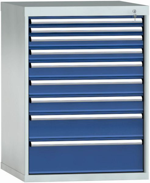 KLW Schubladenschrank, 1000 x 725 x 750 mm, 36x36 Einheiten, SGB1000-09EP-001