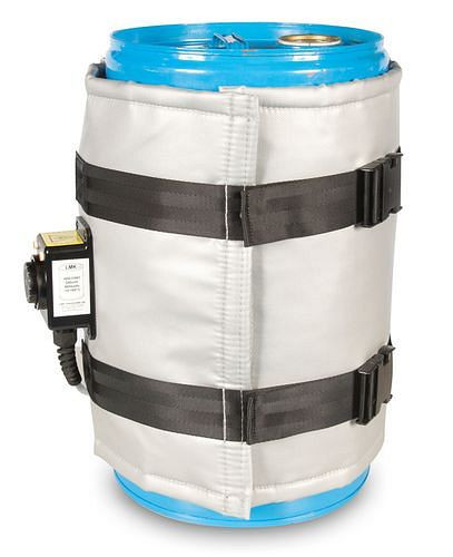 DENIOS Heizmantel für 30-Liter-Fässer, 0 - 160°C Thermostat, 870 - 1020 mm, 460 Watt, 280725