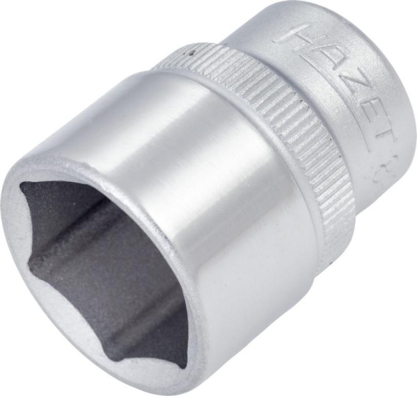 Hazet Steckschlüsseleinsatz, Sechskant, Vierkant hohl 10 mm (3/8 Zoll), 17 mm, Mit Rändelung, 880-17