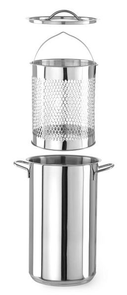 Hendi Spargel- und Nudeltopf XL, 5,5 L, ØxH: 162x280 mm, 833100