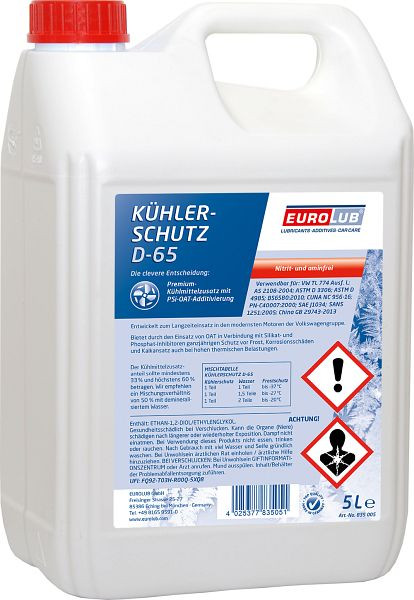 Eurolub Kühlerschutz D-65 - 5 L, 835005