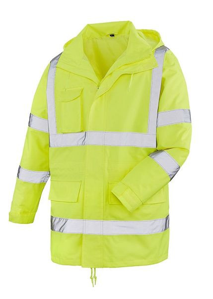 teXXor Warnschutz-Regenjacke BARRIE, leuchtgelb, Größe: 5XL, 4101-5XL