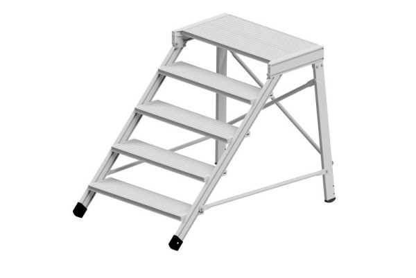 HYMER Treppentritt, Stufenbreite 800 mm, 5 Sprossen/Stufen, 68810805