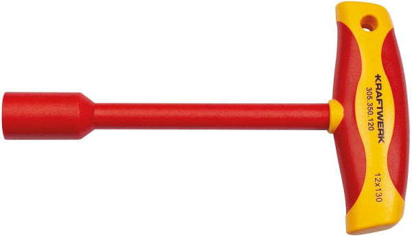 Kraftwerk Steckschlüssel T-Griff Schraubendreher 12mm VDE, 305.350.120