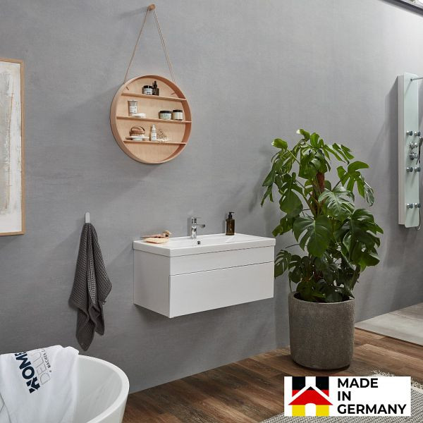 HOME DELUXE Badezimmermöbel WANGEROOGE BIG - S Weiß, 9914