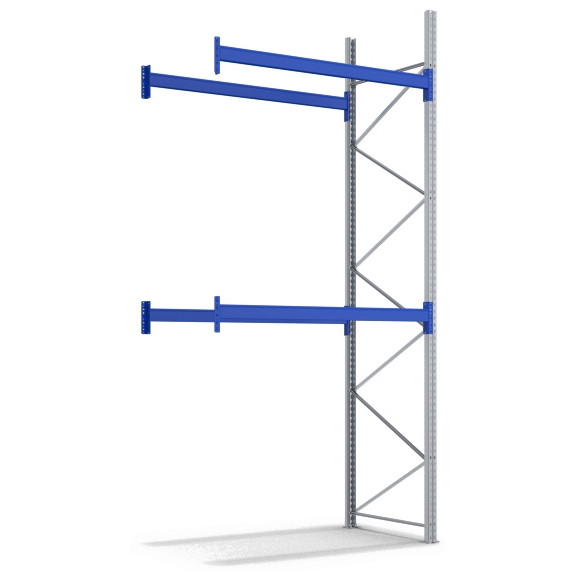 BITO Palettenregal P2 4005x1100x1800 Anbaufeld 2E 1000 RAL5010 U, 55913