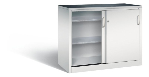 C+P Schiebetürenschrank Acurado, H1000xB1200xT600mm, Farbe: Lichtgrau, Bügelgriff, 2066-09 S10059