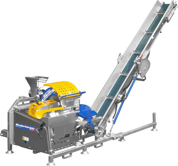 Binderberger Förderband-Säge WS 700 FB EZ eco E-Motor 5,5 kW / 400V / 16A + Zapfwellenantrieb und mech. Wippe (Keilriemen), KS-MKE-3