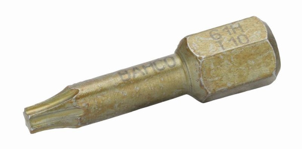 Bahco 1/4" Bits, 25 mm, extrahart, Torx®, T 10, 10er Pack, 61H/T10
