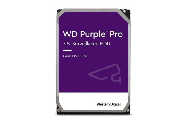 Western Digital Festplatte, 3,5", SATA 6Gb/s, 18TB, 512MB Cache, 24x7, für Videoüberwachung optimiert, WD181PURP