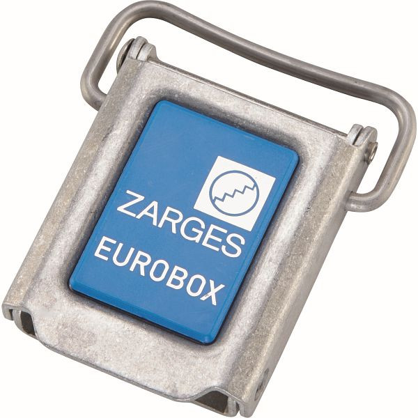 ZARGES Comfort-Klappverschluss, mit blauem Clip Eurobox, 859779