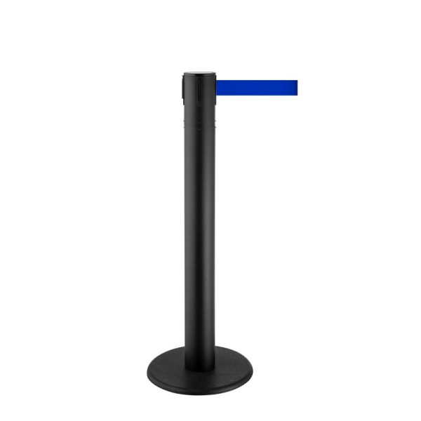 Stein HGS Personenleitsystem 'P-Line 360 Long' aus Metall, schwarz, drehbarer Kopf, blau, 10 m, 65861.0002