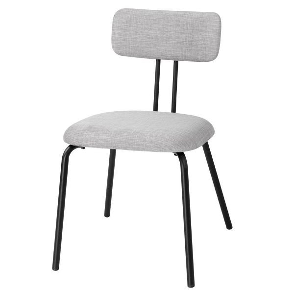 Bolero Fairfield Stühle, Schwarz-Grau-Mix, VE: 2 Stück, FU500