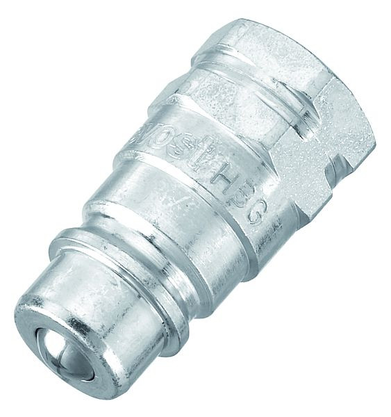 Prevost Austauchbare Hydrauliknippel mit Kugelventilverschluss, IG BSPP= G 3/8, Nenn- Ø= 10 mm, HBG 106102