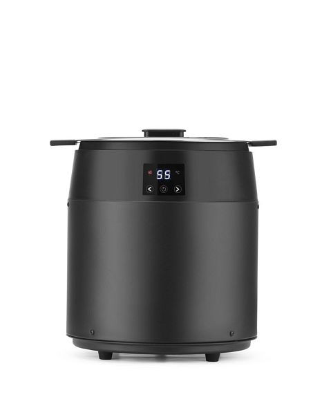 Hendi Suppenkessel ohne Wasser, 10L, 10L, Schwarz, 220-240V/450W, Ø330x(H)398mm, 860564