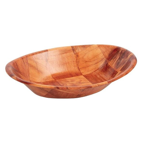 Olympia Ovale Holzschale 19 x 25,5cm, stabil und langlebig, L092