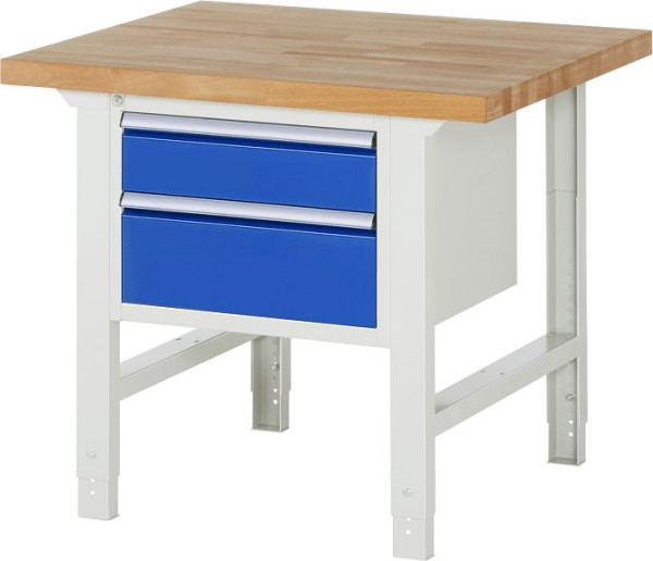 RAU Werkbank Serie 7000 - Modell 7123, B1000 x T900 x H790-1140 mm, 13-7123A1-109B4H.11