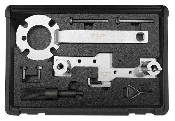 SW-Stahl Motor Einstellwerkzeugsatz, Ford, zur Arretierung der Kurbelwelle und Nockenwelle bei Arbeiten an der Motorsteuerung, 26179L