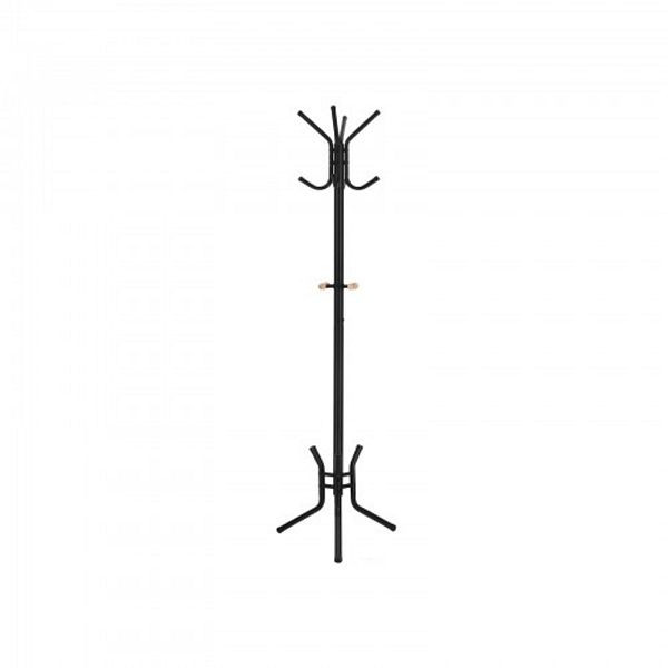 SONGMICS Hutständer aus Metall Schwarz, 53.5x53.5x178 cm, RCR17B