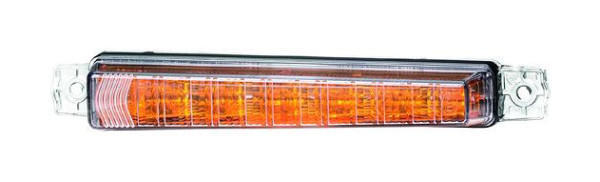 HELLA Blinkleuchte, LED, 24V, Anbau/geschraubt, Lichtscheibenfarbe: glasklar, Kabel: 400mm, vorne, waagerechte Befestigung, 2BA 012 846-221