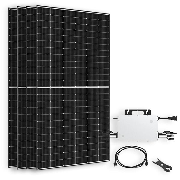 Offgridtec Solar-Direct 1800W HMS-1600 Solaranlage Bifazial Hausnetz-Einspeisung - 15m HMS-Anschlusskabel, 4-01-018455-006