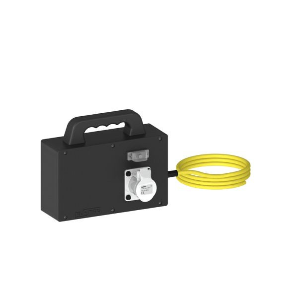 ELSPRO Mobiler Sicherheitstransformator HILDEN, 350 VA, Steckdosen: 1 CEE 42 V 16 A 2 p, 3380169