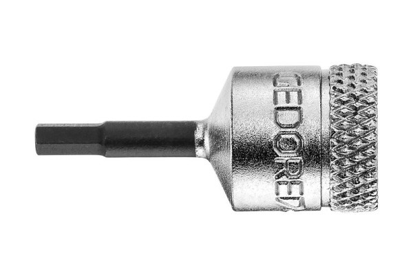 GEDORE Schraubendrehereinsatz, 1/4'' für Innensechskantschrauben, 4 mm, 6176280