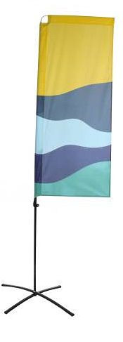 Showdown Displays Beachflag Budget Square L Eco-Druck, BFBS-LG-ECO